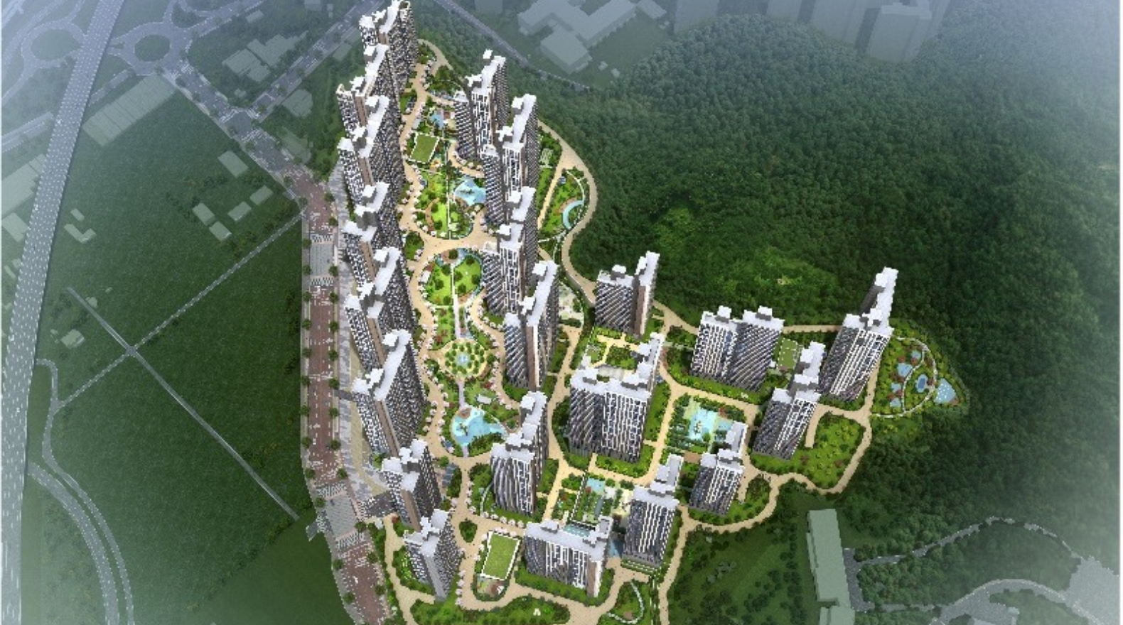 경기도 아산시 공장부지 (舊 신도리코) 개발 후